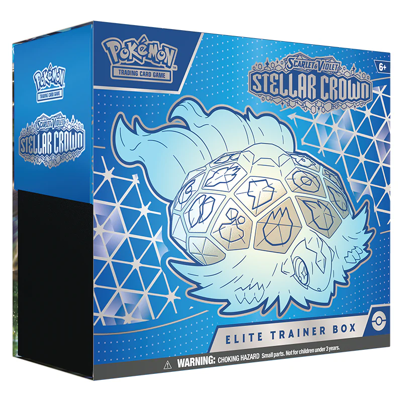 Pokemon Scarlet & Violet Stellar Crown Elite Trainer Box Pokemon Scarlet & Violet Stellar Crown Elite Trainer Box