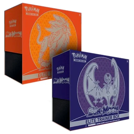 Pokemon - Sun & Moon - Base Set - Solgaleo & Lunala Elite Trainer Box Set