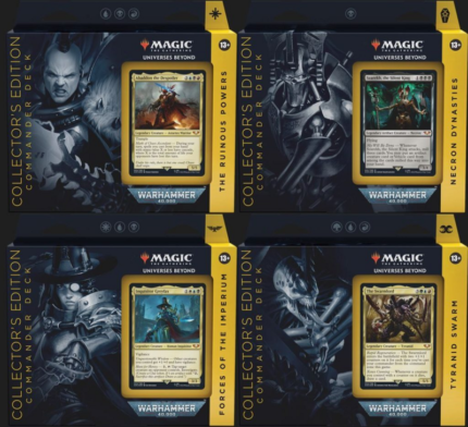 Magic the Gathering: Warhammer 40k - Collector Commander Deck Set of 4