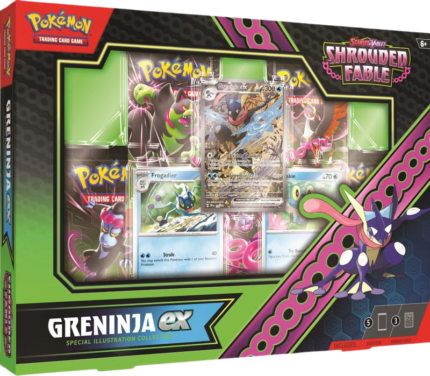 Pokemon Scarlet & Violet Shrouded Fable: Greninja EX Special Collection Box