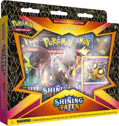 Shining Fates Mad Party Pin Collection [Dedenne]